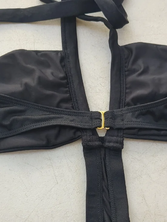 Nicolita Black Cut-Out Monokini One-Piece Swimsuit - Picture 8 of 8